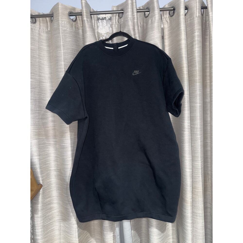 Nike Sportswear Tech Fleece Oversized Dress Black Women's Medium